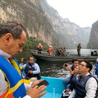 Abren navegación en el Cañón del Sumidero, pero advierten no acercarse a zona de deslave