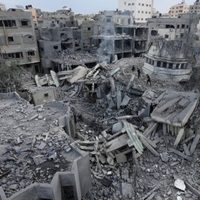 Registran más de 187 mil desplazados por bombardeos en la Franja de Gaza
