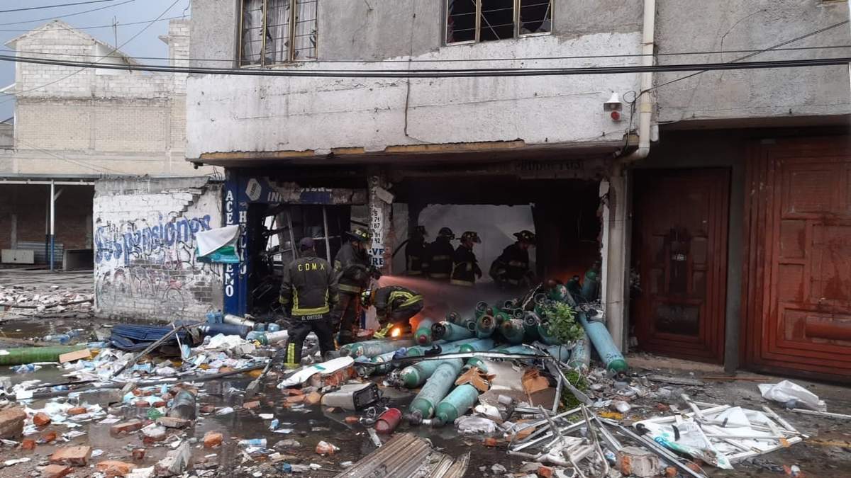 Explosión en la colonia Jacarandas, en Iztapalapa