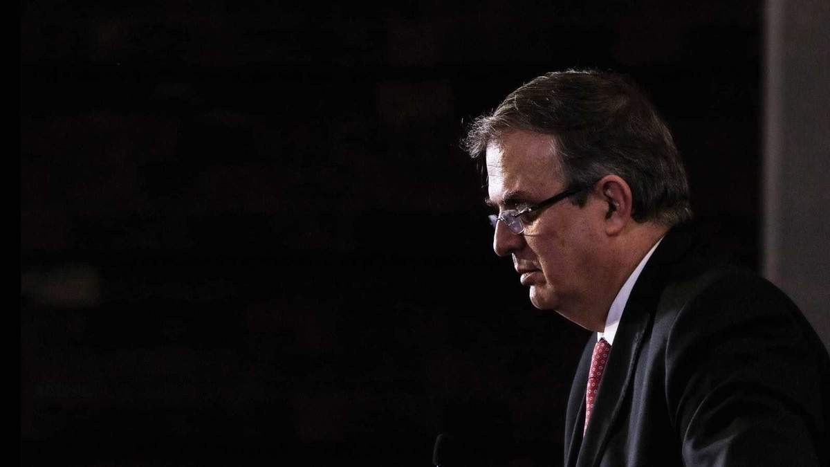 El canciller Marcelo Ebrard