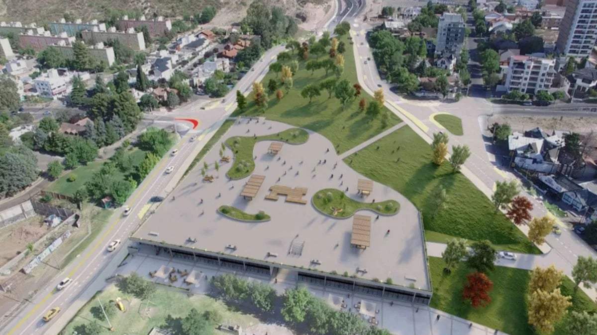 Proyecto de estacionamiento subterráneo y polo gastronómico. Fuente: (Facebook)