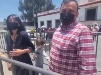García Vilchis es exhibida junto a su esposo por "saltarse" la fila en la elección de Morena