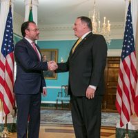 Videgaray se reúne con Michael Pompeo en Washington