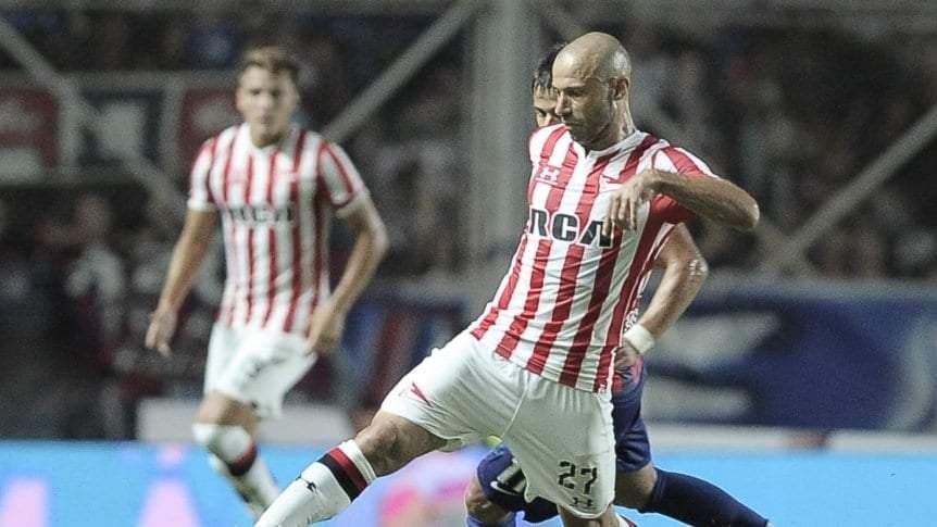 Estudiantes vs San Lorenzo. Fuente: (Twitter)