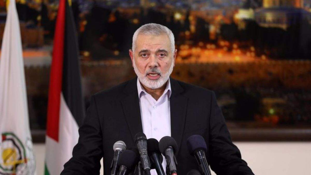 El líder del brazo político de Hamás, Ismail Haniye