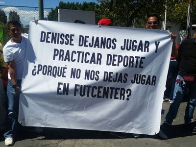Tlalnepantla: combate por dos canchas de futbol