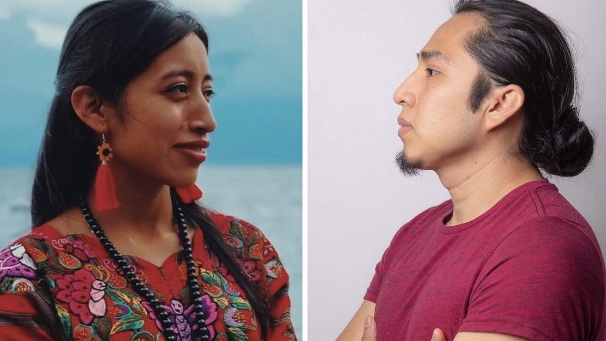 María Mercedes Coroy y Josué Maychi