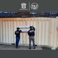FGJEM resguarda inmuebles de presunta operadora de globo siniestrado en Teotihuacán