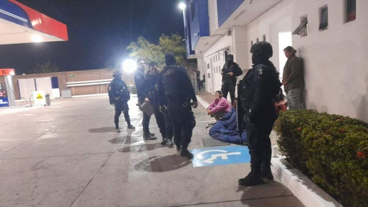 Las personas fueron liberadas en una gasolinería