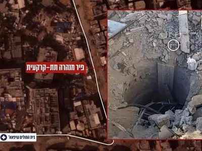 Israel publicó un video de un supuesto túnel de Hamás junto al hospital Al Shifa