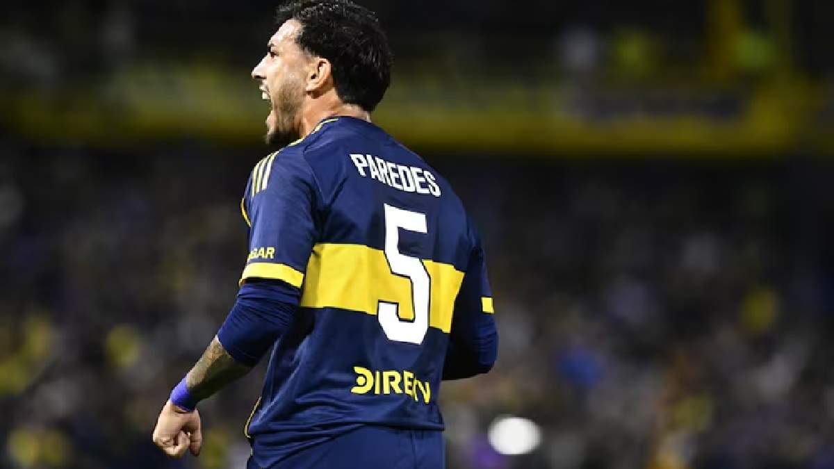El autor del gol del empate, Leandro Paredes.