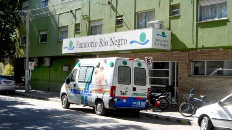 Sanatorio Río Negro. Fuente: (Twitter)