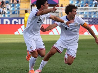Benja Cremaschi anotó dos en la goleada de Estados Unidos a Italia