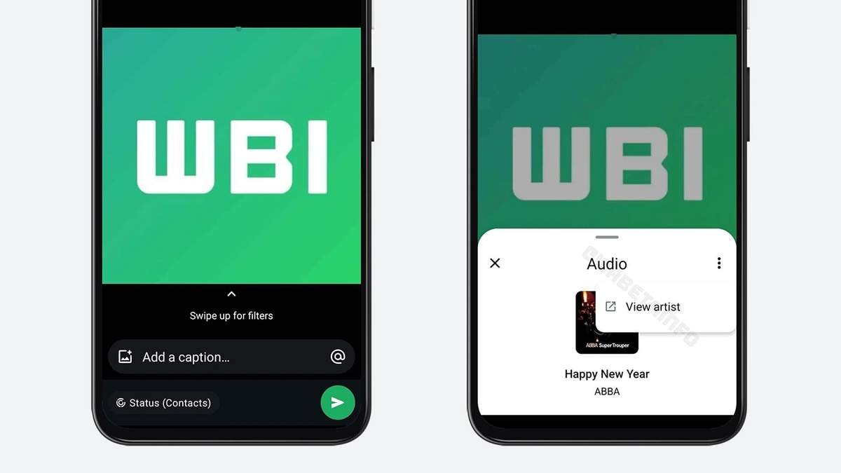 WhatsApp está incorporando un botón para introducir canciones en las actualizaciones de estado