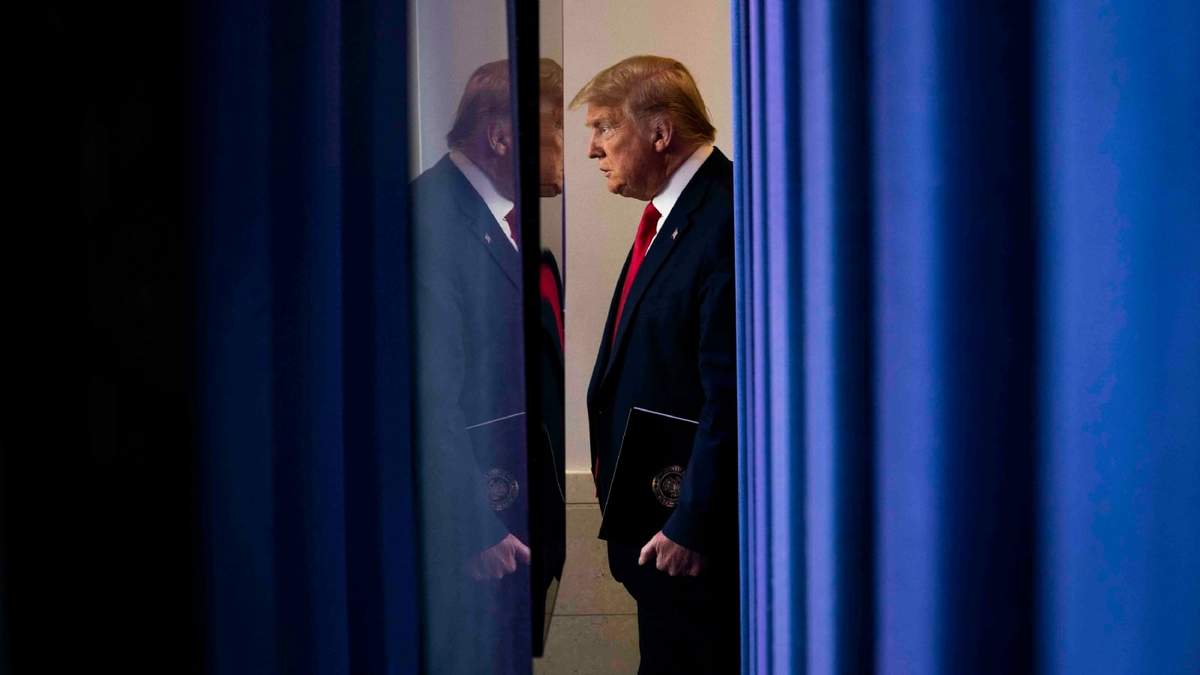 La postura de Trump frente a la enfermedad fue variando a lo largo de los meses de pandemia. Fuente: (Twitter)