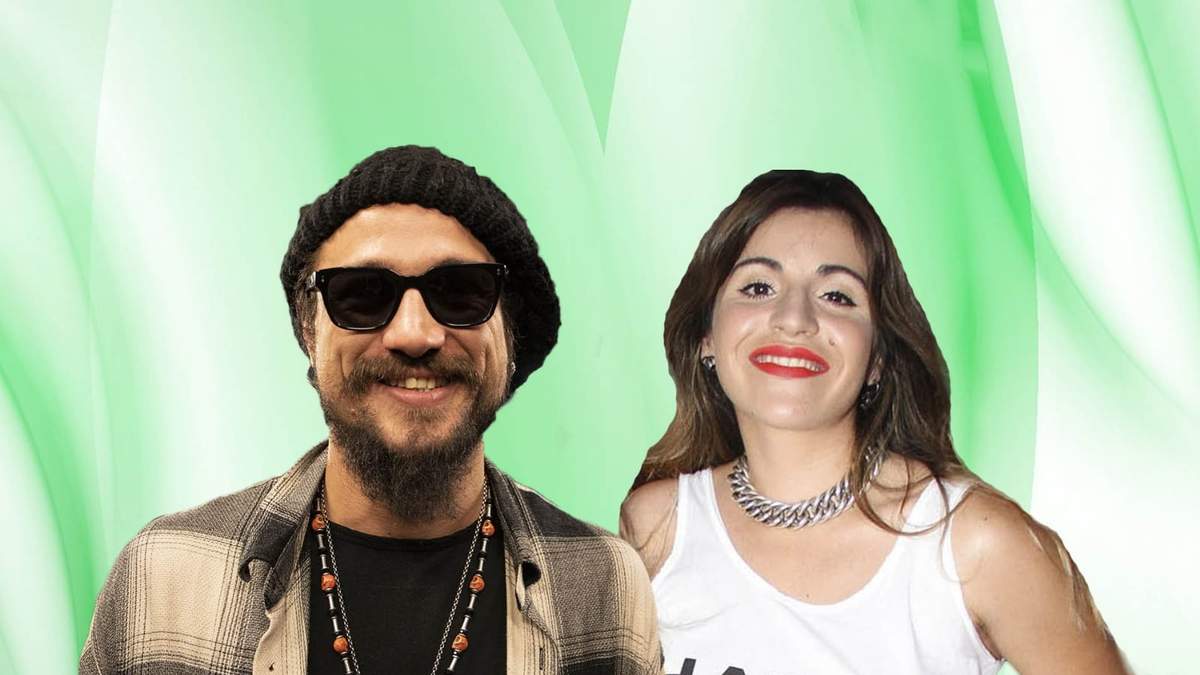 Daniel Osvaldo y Gianinna Maradona. Fuente: (Minuto Neuquén)