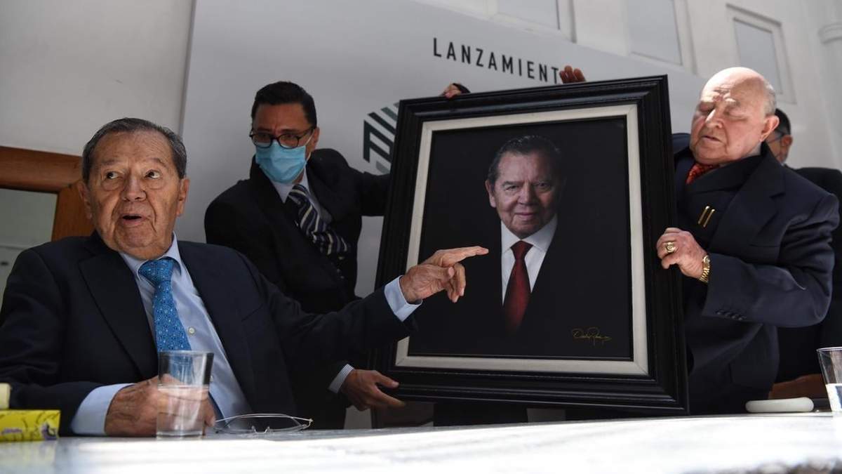 Porfirio Muñoz Ledo, en la presentación de la fundación "Nueva República"