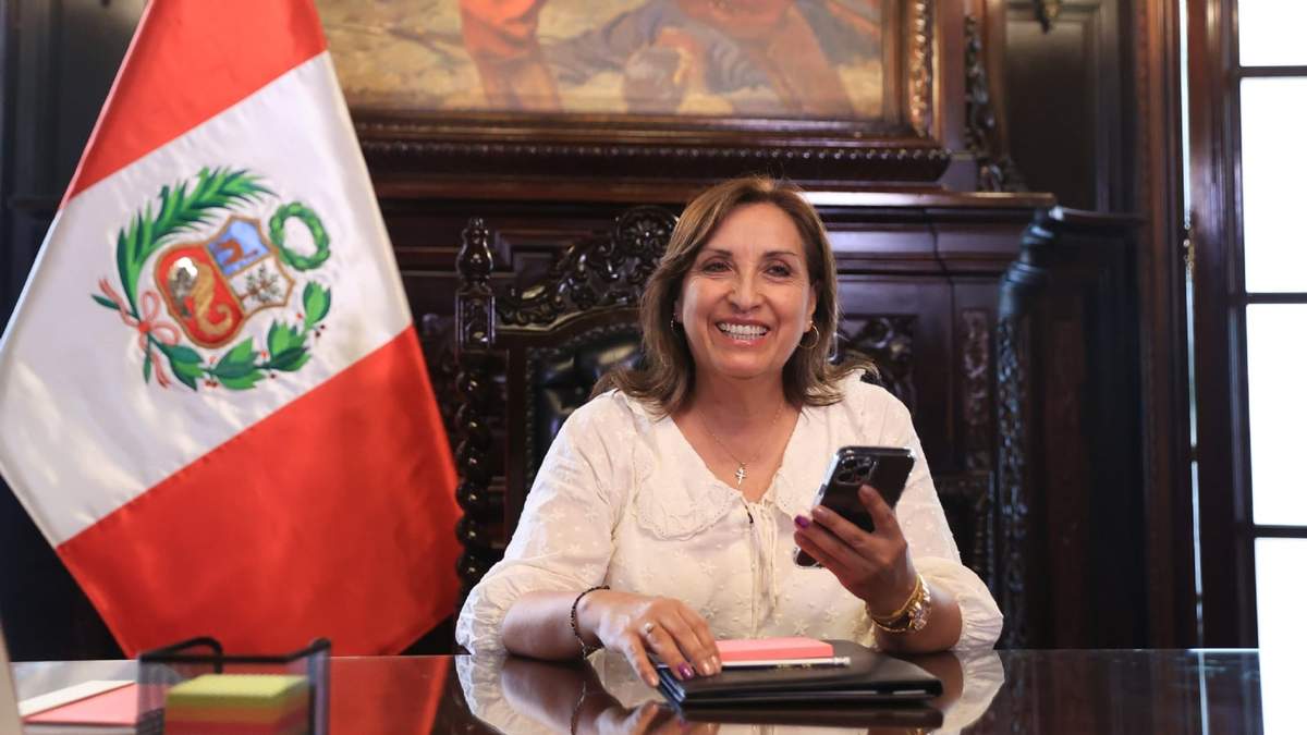 La presidenta peruana, Dina Boluarte