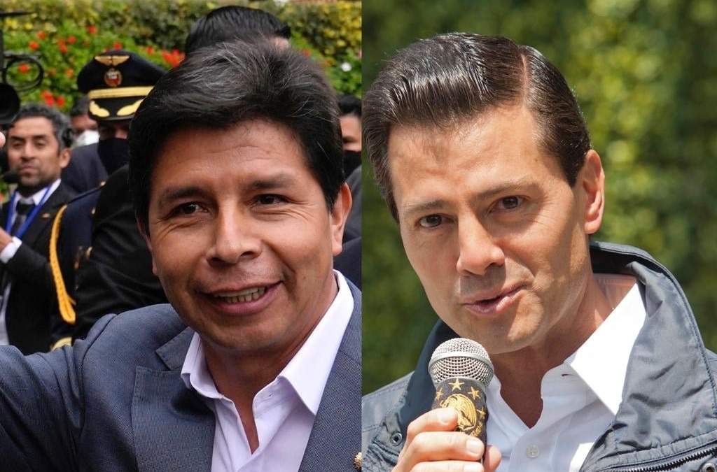 Pedro Castillo y Enrique Peña Nieto