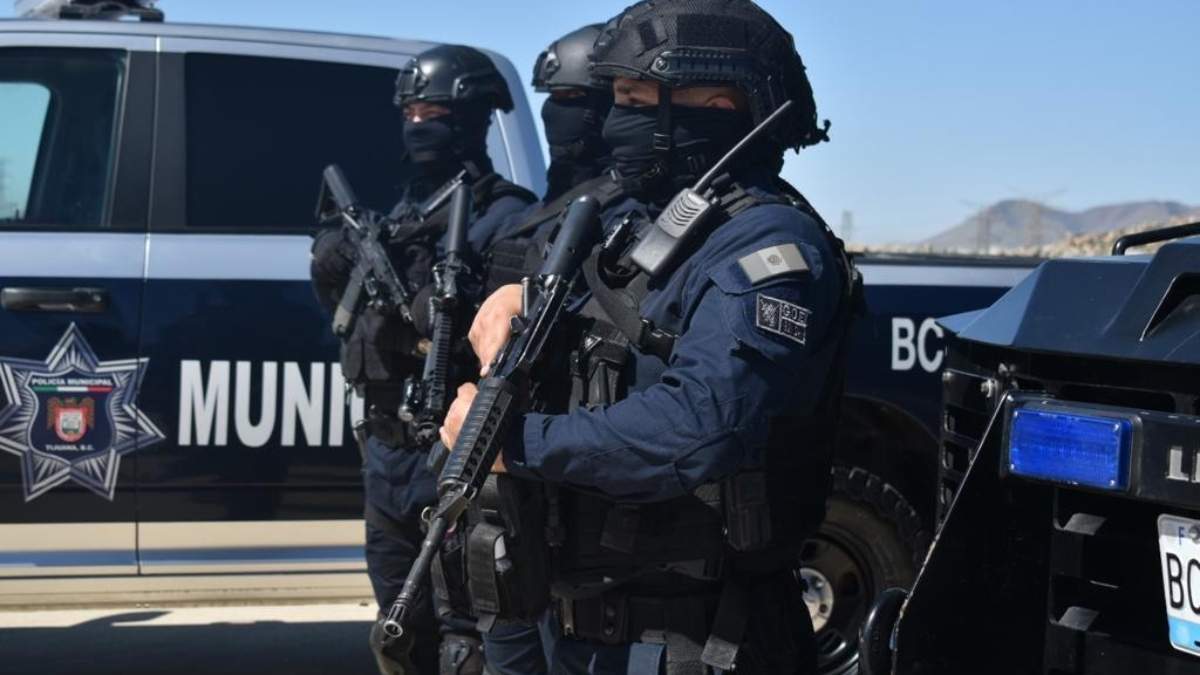 Policías municipales de Tijuana
