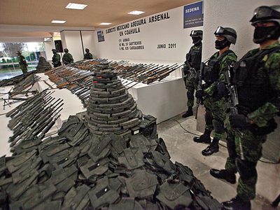Armas de Estados Unidos... y de todas partes