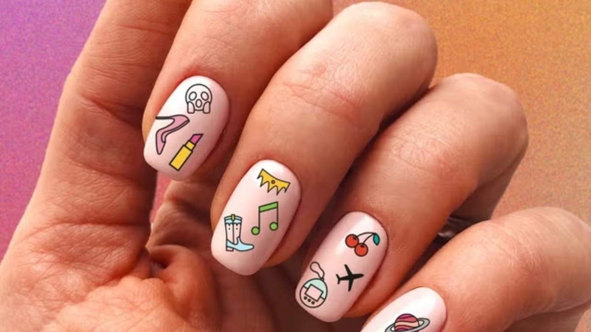 Stickers para uñas. Fuente: (Insatgram).