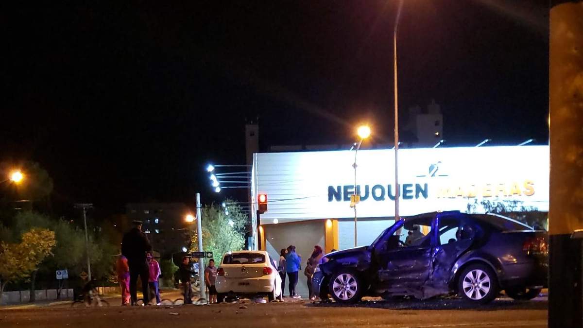 Accidente sobre Ruta 22. Fuente: (Twitter)