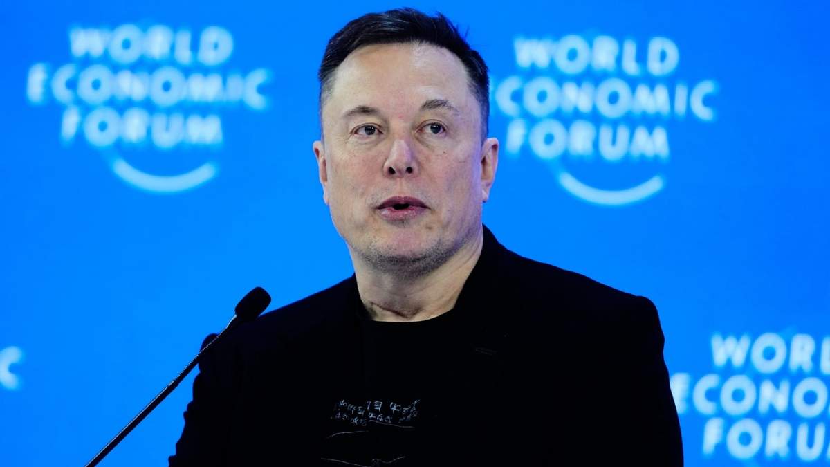 Elon Musk asiste a la reunión anual del Foro Económico Mundial, el 22 de enero de 2026, en Davos, Suiza