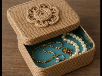 Reciclá cajas de bombones y creá un tesoro práctico para tus joyas en el baño