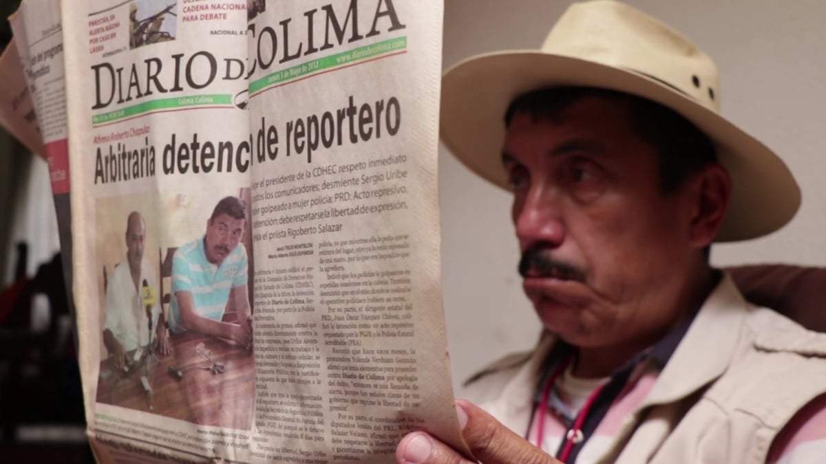El periodista Sergio Uribe