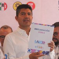 Candidato a gobernador Eduardo Rivera suspende actividades por ataque en fraccionamiento donde vive