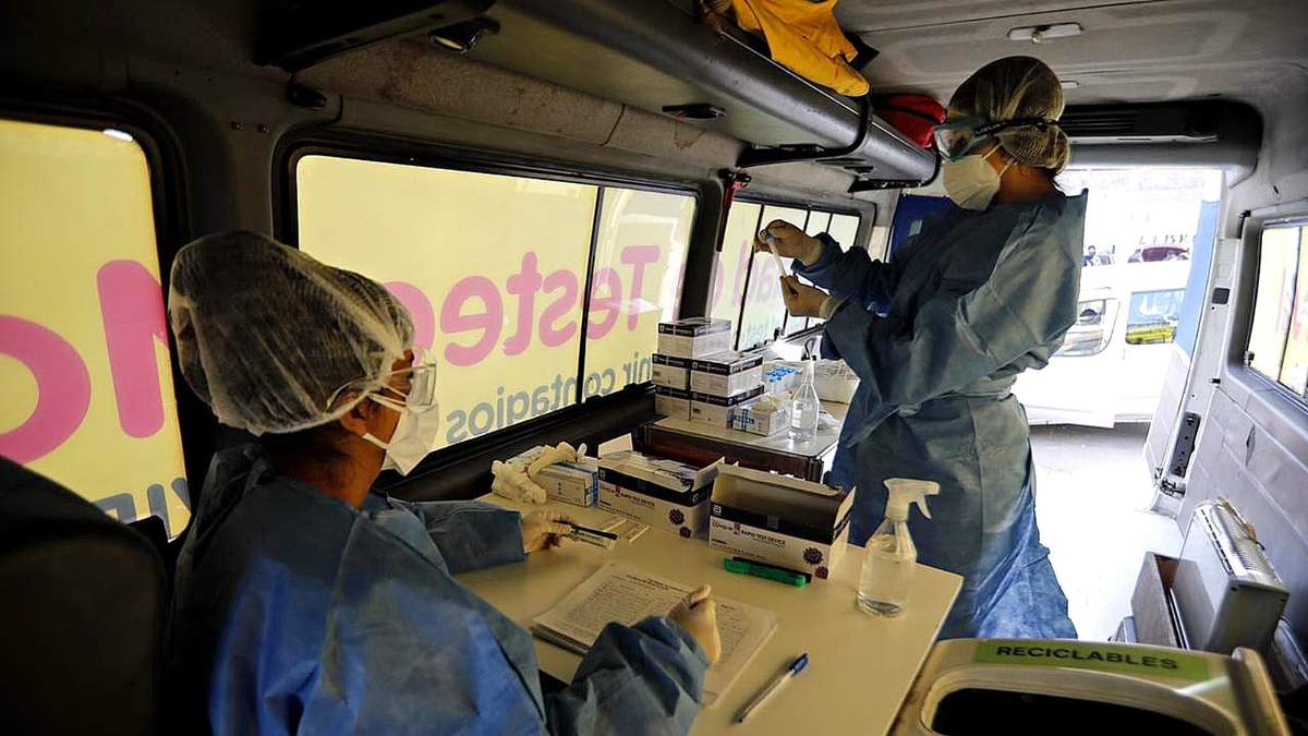 La segunda ola del coronavirus vuele a romper una barrera en la Argentina. Fuente: (Twitter)