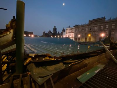 Trabajos por techumbre colapsado en Casa de las Águilas de Templo Mayor costarían 14 mdp
