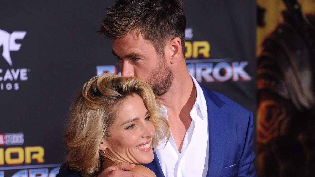 Chris Hemsworth y Elsa Pataky. Fuente: (Twitter)