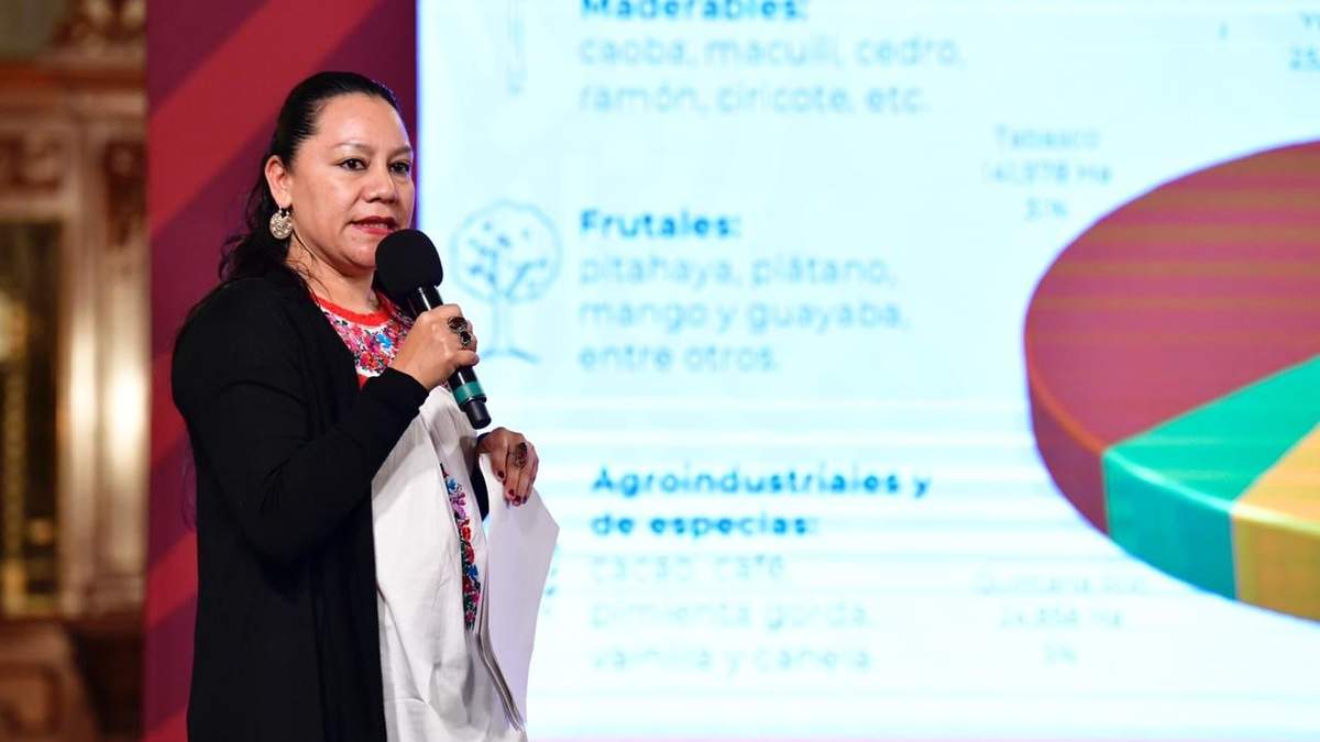 La titular de Semarnat, María Luisa Albores