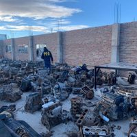 La Federal desmontó cuatro desarmaderos de Centenario con piezas valuadas en 900 millones de pesos