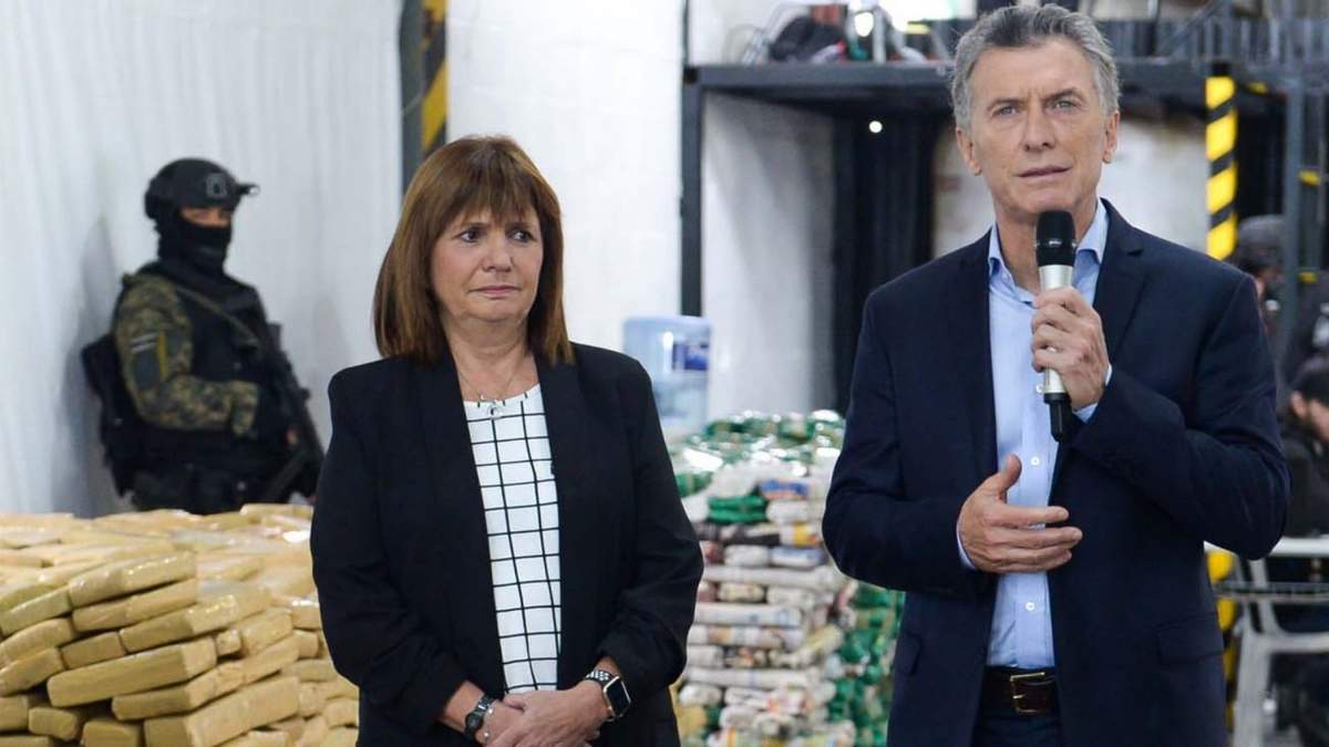 Patricia Bullrich y Mauricio Macri. Fuente: (Twitter)