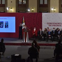 Una 'valla” protege a López Obrador del covid-19; "no nos acercamos nadie": Ssa