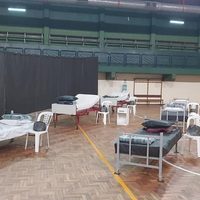 Colapso sanitario: Chos Malal improvisó un hospital en un gimnasio