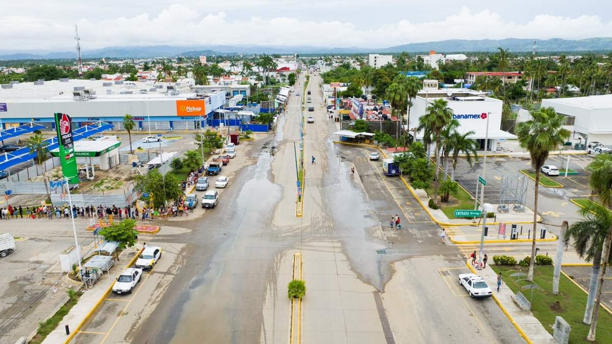 Acapulco tras el paso del huracán John