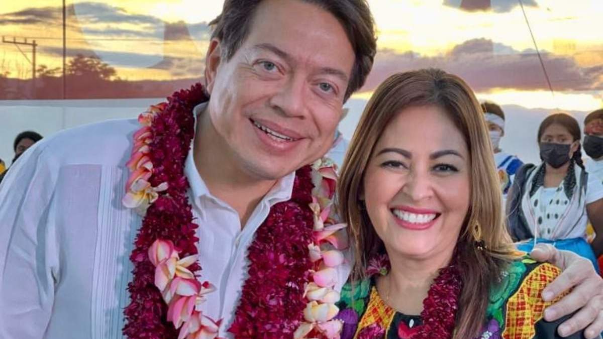 Mario Delgado y Lucía Meza