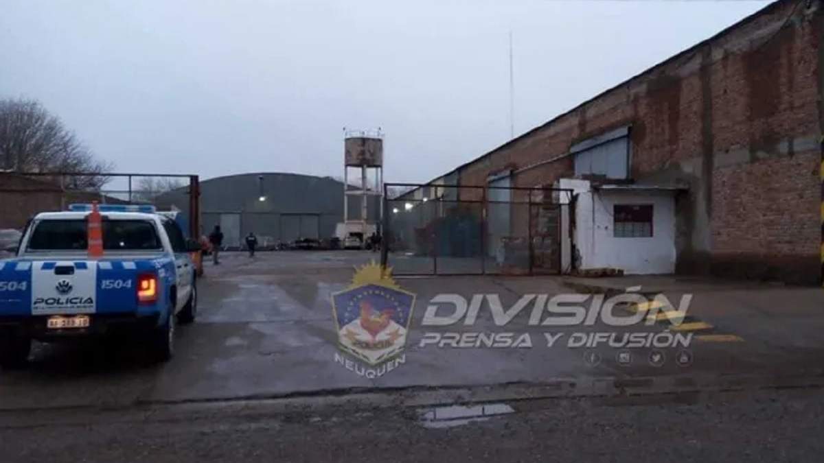 La investigación está a cargo de la Policía de Centenario. Fuente: (Policía de Neuquén).