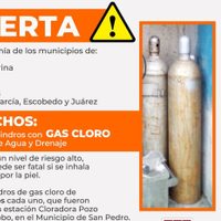 Localizan cilindros de gas cloro robados en Nuevo León; hay un detenido