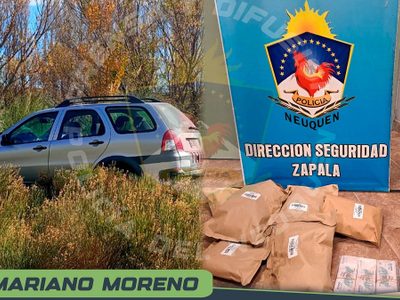 Le robaron el auto en Zapala con millones adentro y lo recuperó en Mariano Moreno