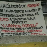 Narco amenaza de muerte a personas que cometan delitos electorales en Acapulco