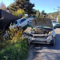 Impactante choque en Bariloche dejó tres heridos