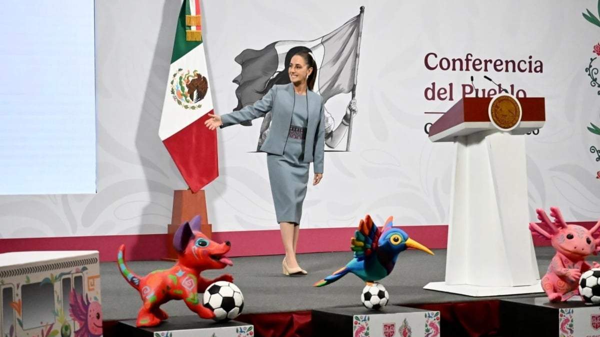 La presidenta Claudia Sheinbaum