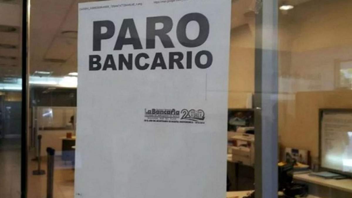 Paro bancario. Fuente: (Twitter)