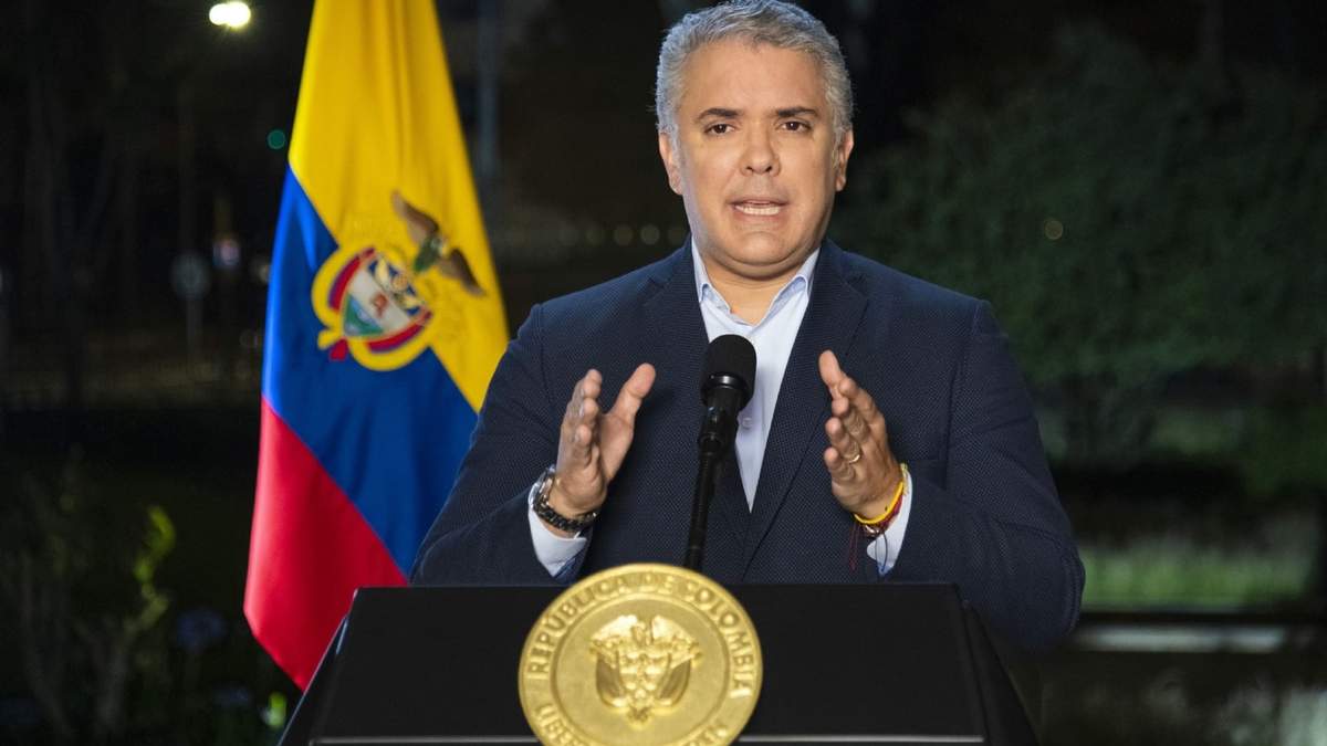 Iván Duque, presidente de Colombia. Fuente: (Twitter)
