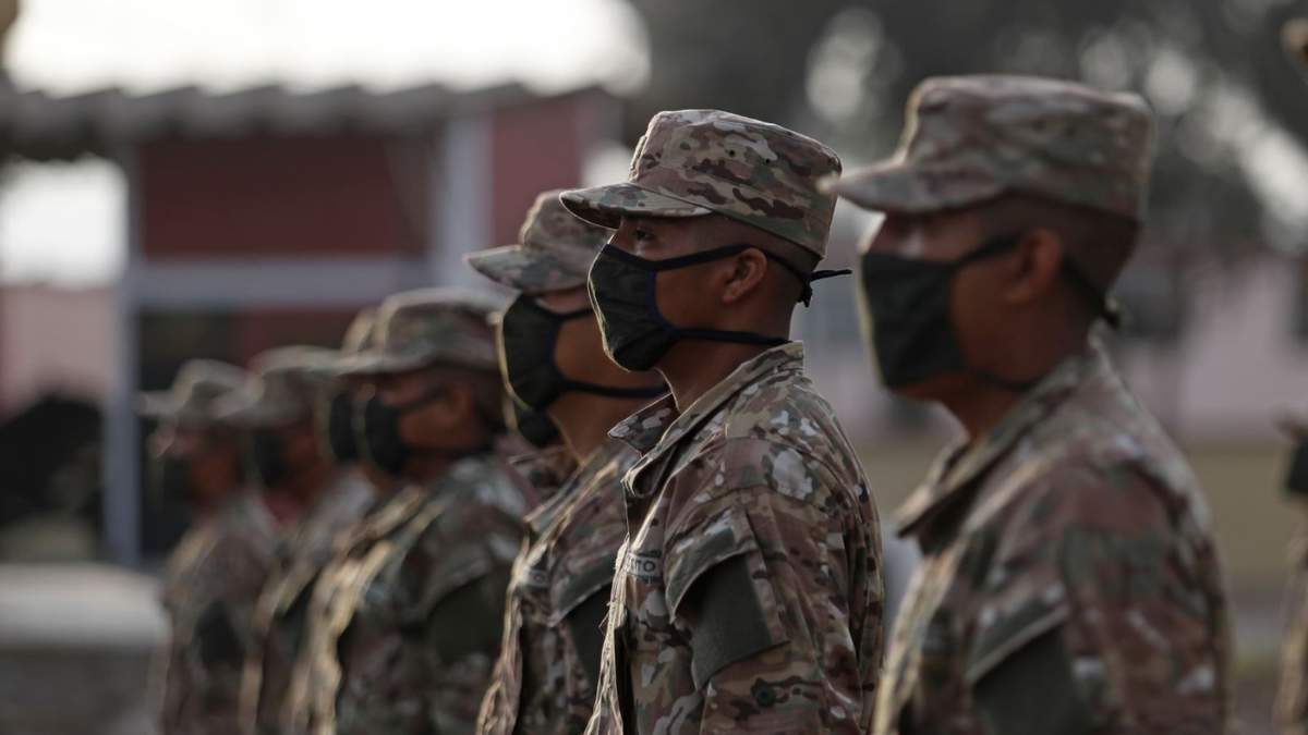 Personal del ejército nacional. Fuente: (Twitter)